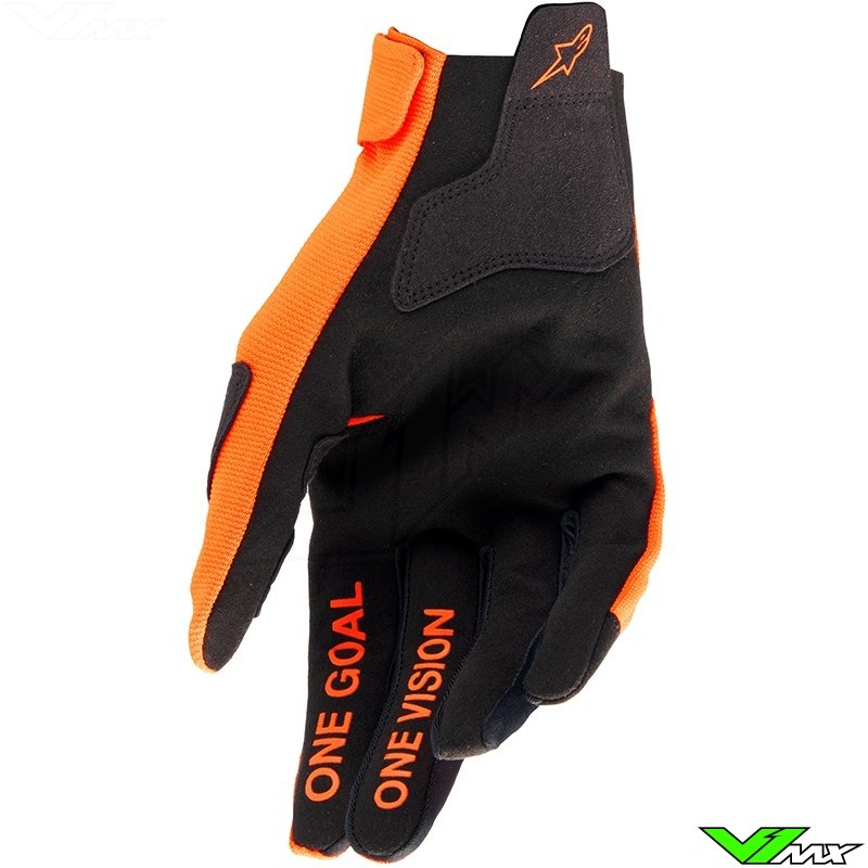 Alpinestars Fluid Lurv 2024 Motocross Gear Combo Hot Orange Black