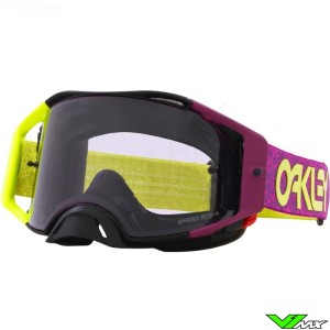 Oakley Airbrake Retine Crossbril - Paars / Fluo Geel / Prizm Low-light Lens