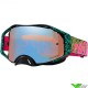 Oakley Airbrake Bengal Crossbril - Groen / Geel / Roze / Prizm Sapphire Lens