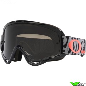 Oakley O Frame Troy Lee Designs Painted Crossbril - Zwart / Donkere Lens