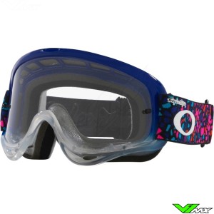 Oakley O Frame Troy Lee Designs Tessel Crossbril - Blauw / Roze / Heldere Lens