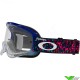 Oakley O Frame Troy Lee Designs Tessel Motocross Goggle - Blue / Pink / Clear Lens