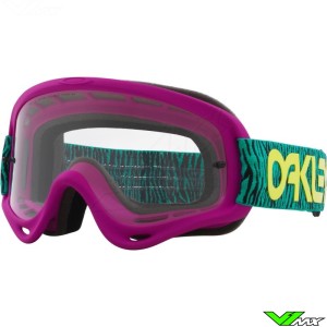 Oakley O Frame B1B Celeste Bengal Crossbril - Paars / Groen / Fluo Geel / Heldere Lens