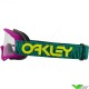 Oakley O Frame B1B Celeste Bengal Crossbril - Paars / Groen / Fluo Geel / Heldere Lens