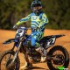 Fly Racing Lite Lancer Limited Edition Crosspak - Navy / Fluo Geel