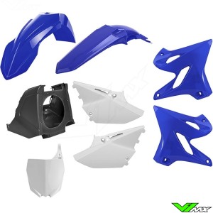 Polisport Restyle Plastic Kit Blue / White - Yamaha YZ125 YZ250