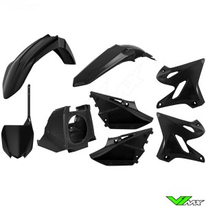 Polisport Restyle Plastic Kit Black - Yamaha YZ125 YZ250