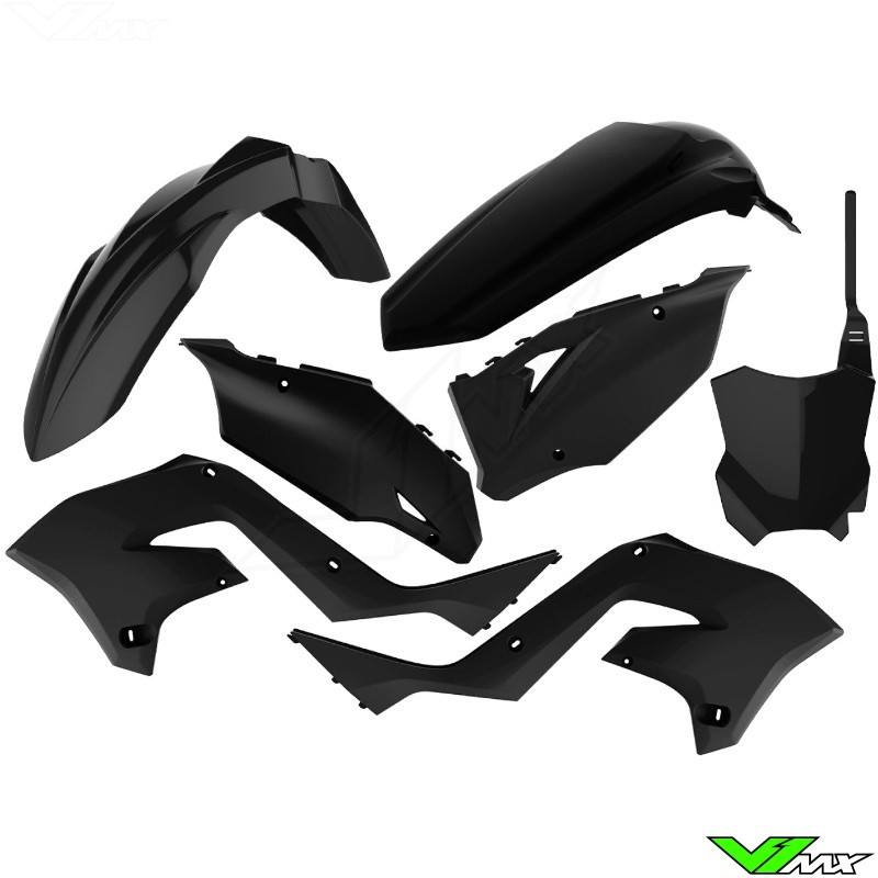 Polisport Restyle Kappenset Zwart - Kawasaki KX125 KX250