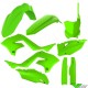 Polisport Restyle Kappenset Lime Groen - Kawasaki KX125 KX250