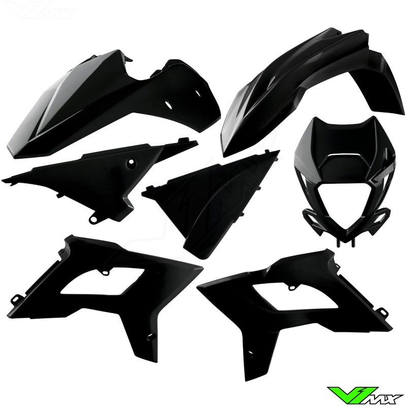 Polisport Restyle Plastic Kit Black - Beta