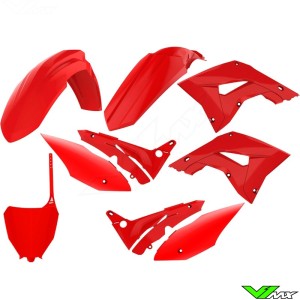Polisport Restyle Plastic Kit Red - Honda CR125 CR250