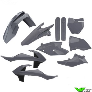 Polisport Plastic Kit Nardo Gray - KTM 125SX 150SX 250SX 250SX-F 350SX-F 450SX-F 250XC 250XC-F 300XC 350XC-F