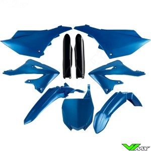 Polisport Kappenset Blauw Metal Flow - Yamaha YZ125 YZ250
