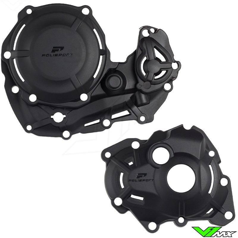 Polisport Extreme Engine Protection Kit Zwart - Yamaha YZF450