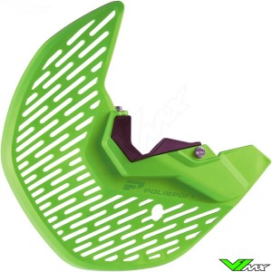 Polisport Brake Disc and Bottom Fork Protector Green - Kawasaki KXF250 KXF450
