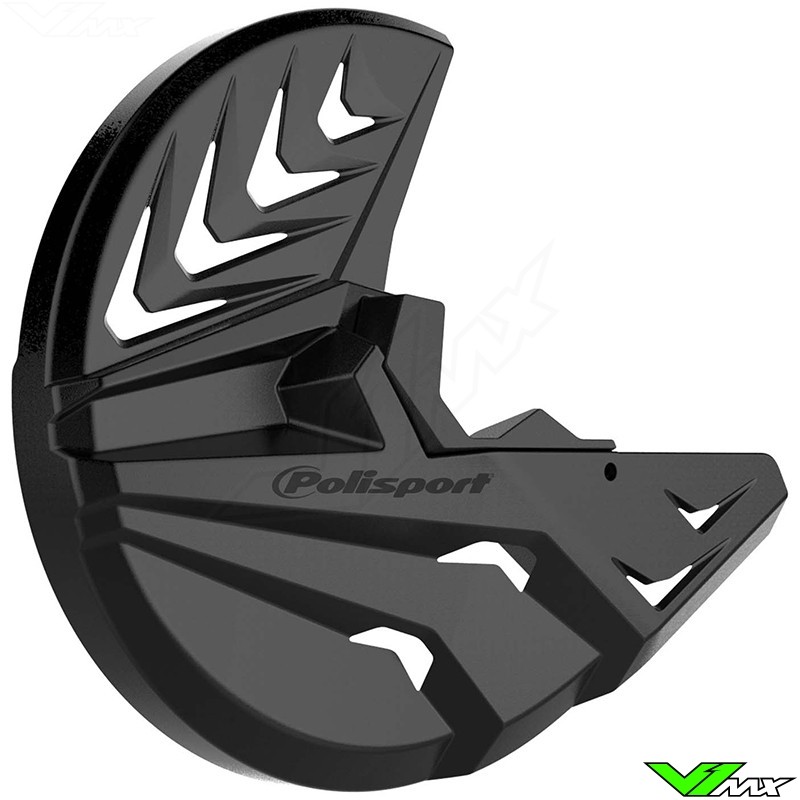 Polisport Brake Disc and Bottom Fork Protector Black - Honda CRF250R CRF250RX CRF450R CRF450RX