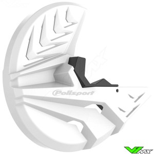 Polisport Brake Disc and Bottom Fork Protector White - Honda CRF250R CRF250RX CRF450R CRF450RX
