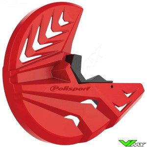 Polisport Brake Disc and Bottom Fork Protector Red - Honda CRF250R CRF250RX CRF450R CRF450RX