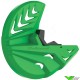 Polisport Brake Disc and Bottom Fork Protector Green - Kawasaki KXF250 KXF450
