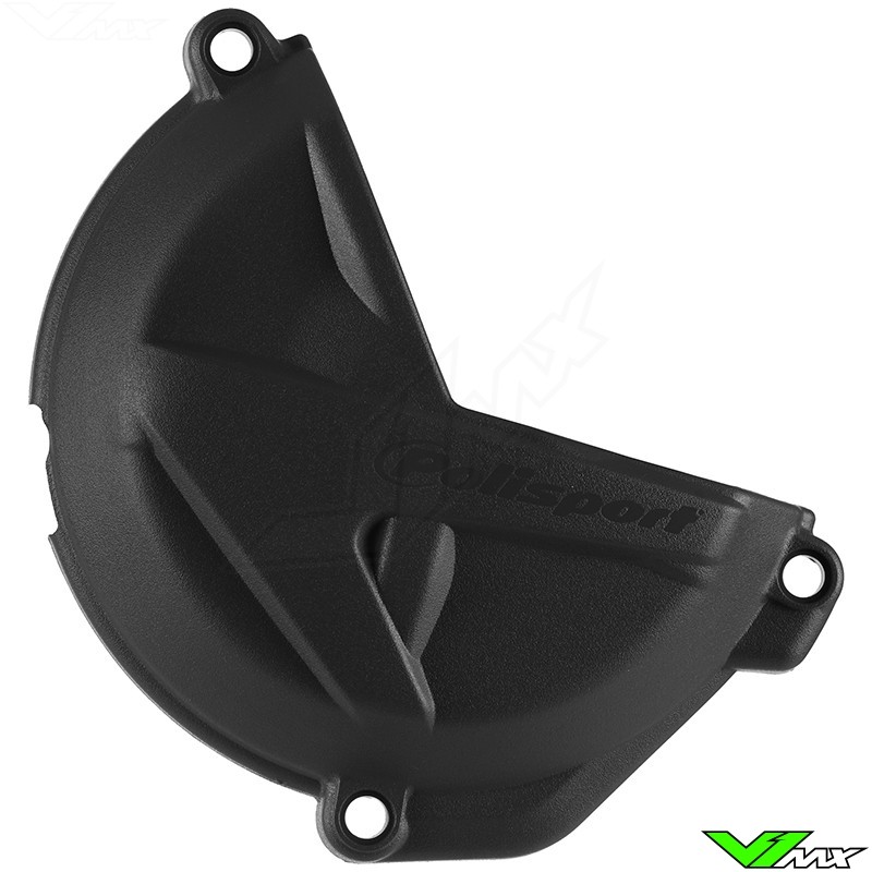 Polisport Clutch Cover Protector Black - GasGas EC250 EC300 EX300 MC250
