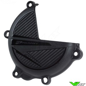 Polisport Clutch Cover Protector Black - Suzuki DRZ400