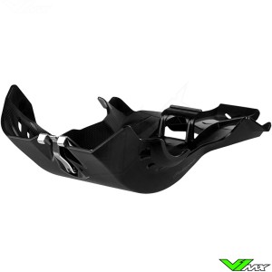 Polisport Fortress Skidplate Met Link Protectie Zwart - Sherco 250SEF 250SEFFactory 300SEF 300SEFFactory