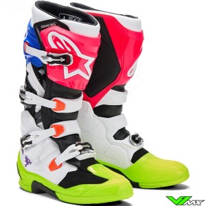 Alpinestars Tech 7 SX Hay Crosslaarzen - Meerkleurig