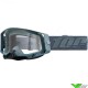 100% Racecraft 2 Battleship Motocross Goggle - Grey / Clear Lens
