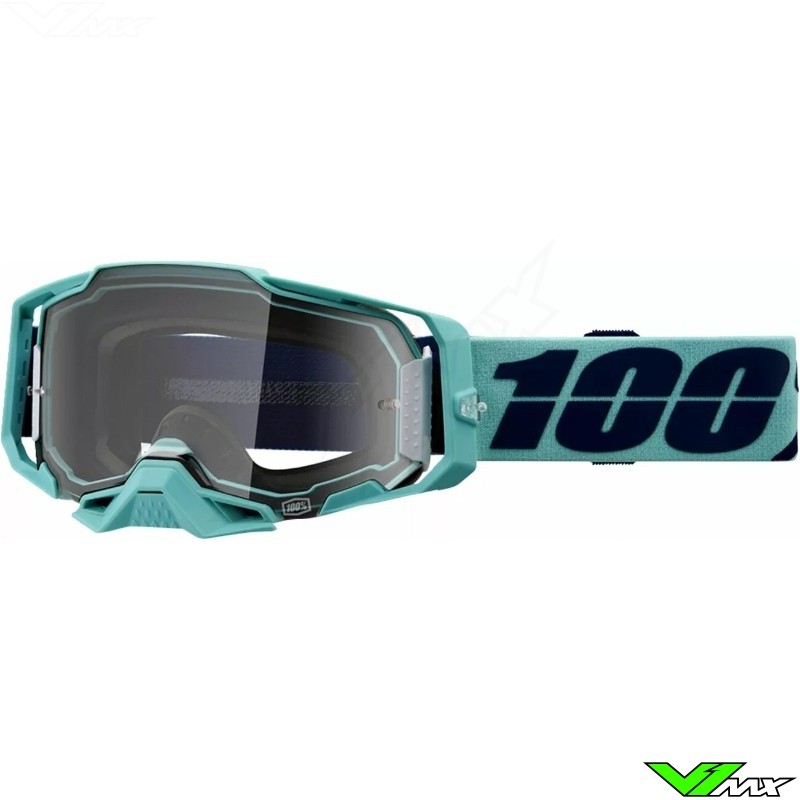 100% Armega Esterel Motocross Goggle - Clear Lens