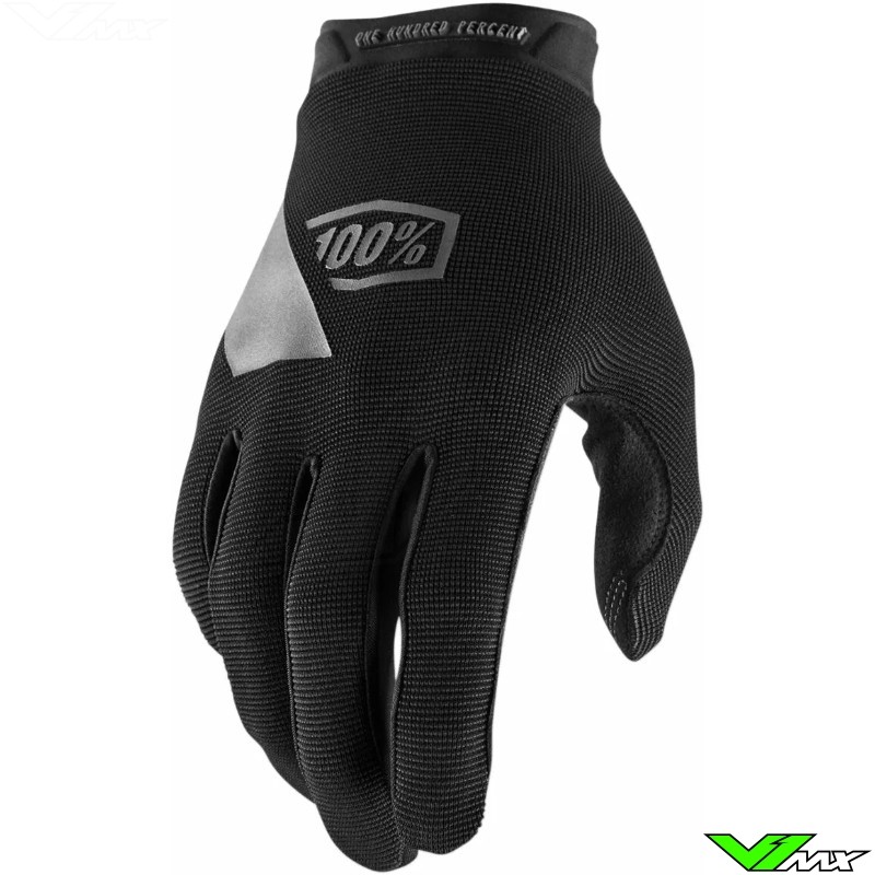 100% Ridecamp Motocross Gloves - Black