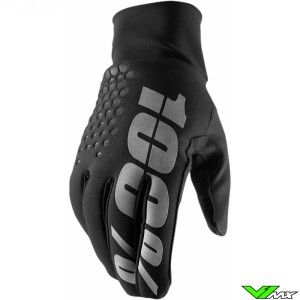 100% Brisker Hydromatic Motocross Gloves - Black