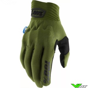 100% Cognito Crosshandschoenen met Smartshock Bescherming - Army Groen