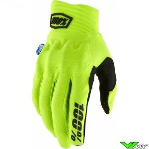 100% Cognito Crosshandschoenen met Smartshock Bescherming - Fluo Geel