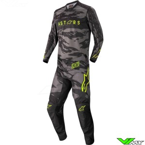 Alpinestars Racer Tactical 2022 Kinder Crosspak - Fluo Geel / Camo (24/L/XL)