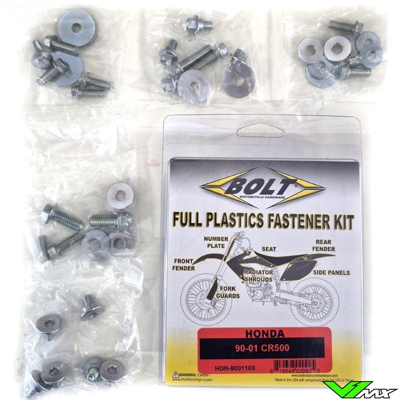 BOLT Boutenset voor Plastics - Honda CR500