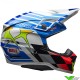 Bell Moto-10 Pro-Circuit Crosshelm - Blauw / Wit