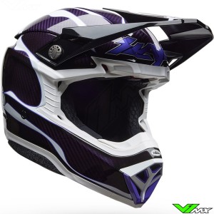 Bell Moto-10 Slayco Motocross Helmet - Purple / Black / White