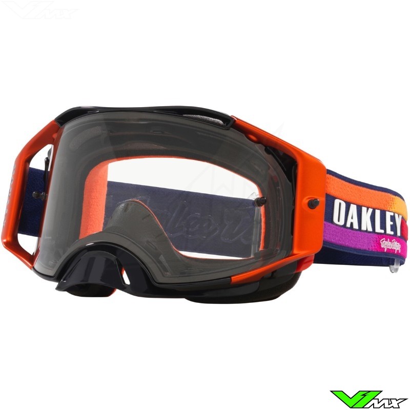 Oakley Airbrake TLD Speed Stars Crossbril - Navy / Oranje / Paars