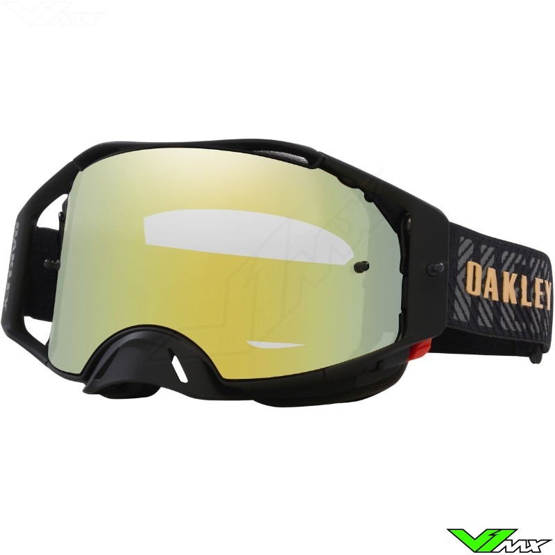 Oakley Airbrake Jeffrey Herlings Signature Crossbril - 24K Goud Lens