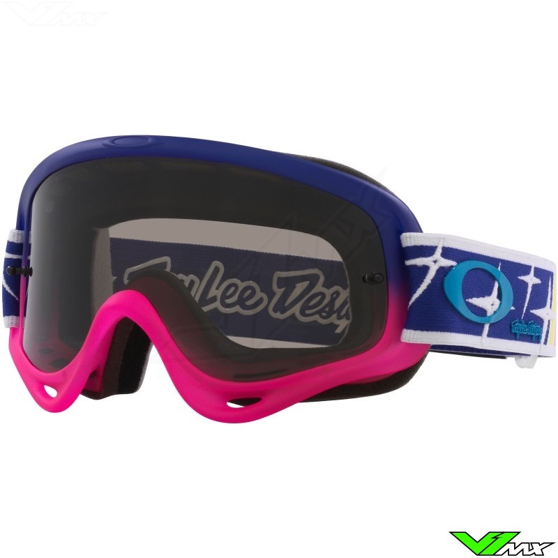 Oakley O Frame TLD Speed Stars Motocross Goggle - Blue / Pink