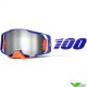 100% Armega Lavingaad Crossbril - Zilver Spiegellens