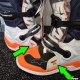 Alpinestars TECH 7S Kinder Crosslaarzen met verkleuring - Zwart / Wit / Fluo Oranje (38)