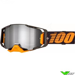 100% Armega Crossbril - Acosta / Hiper Mirror Zilver Lens
