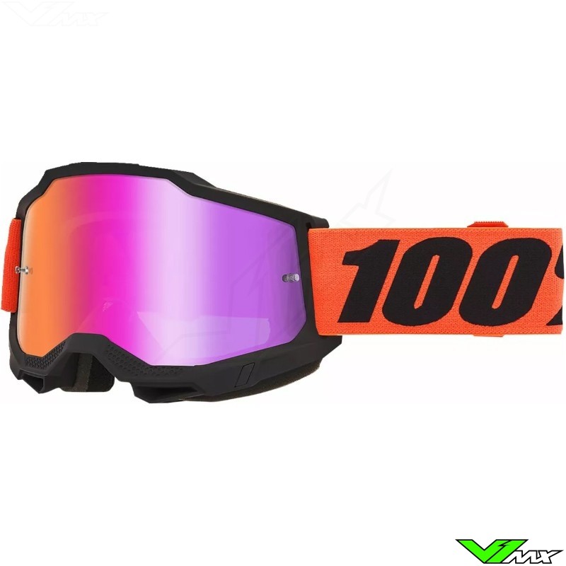 100% Accuri 2 Crossbril - Ferran / Donker Rode Spiegellens