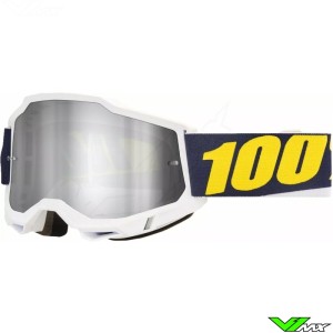 100% Accuri 2 Motocross Goggle - Torc / Silver Mirror Lens