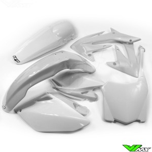 Plastic kit UFO white - Honda CRF250R