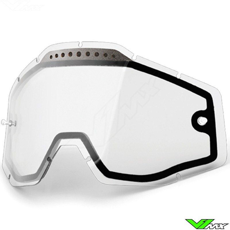 FMF Vision + 100% Racecraft / Accuri / Strata + Dubbele Lens