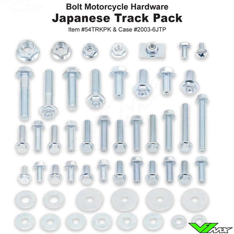 Bolt Track Pack, Motorcycle Fasteners