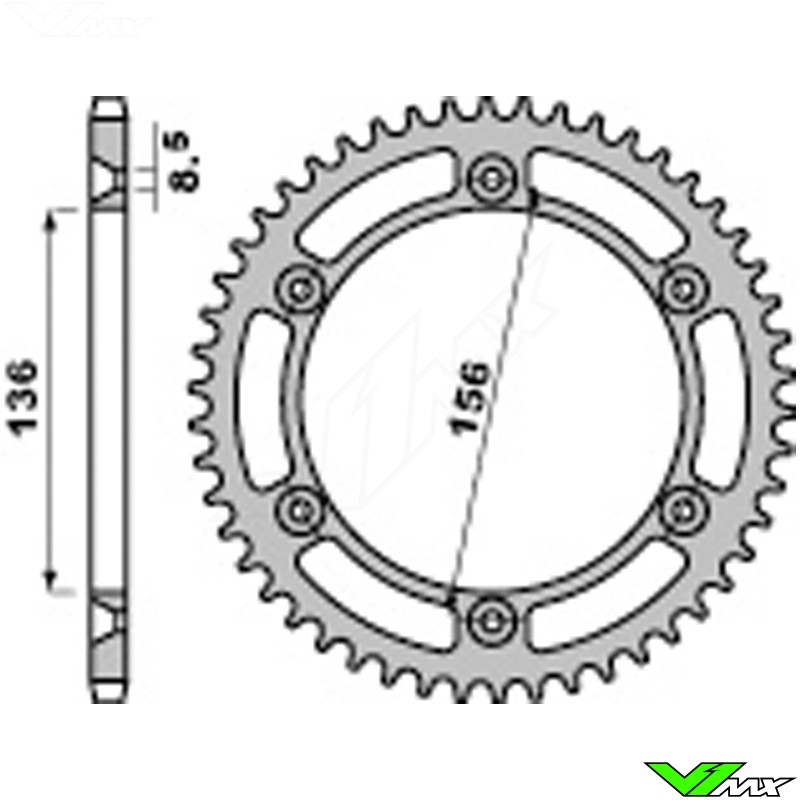 のため】 PBR PBR:ピービーアール Steel Standard Rear Sprocket RG