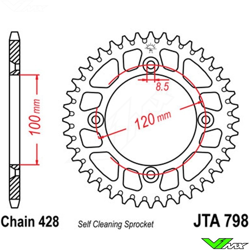 Yz85 chain and sales sprocket